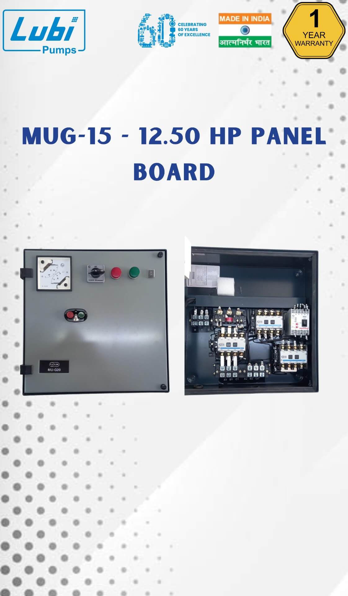 MUG-15 - 12.50 HP Panel Board